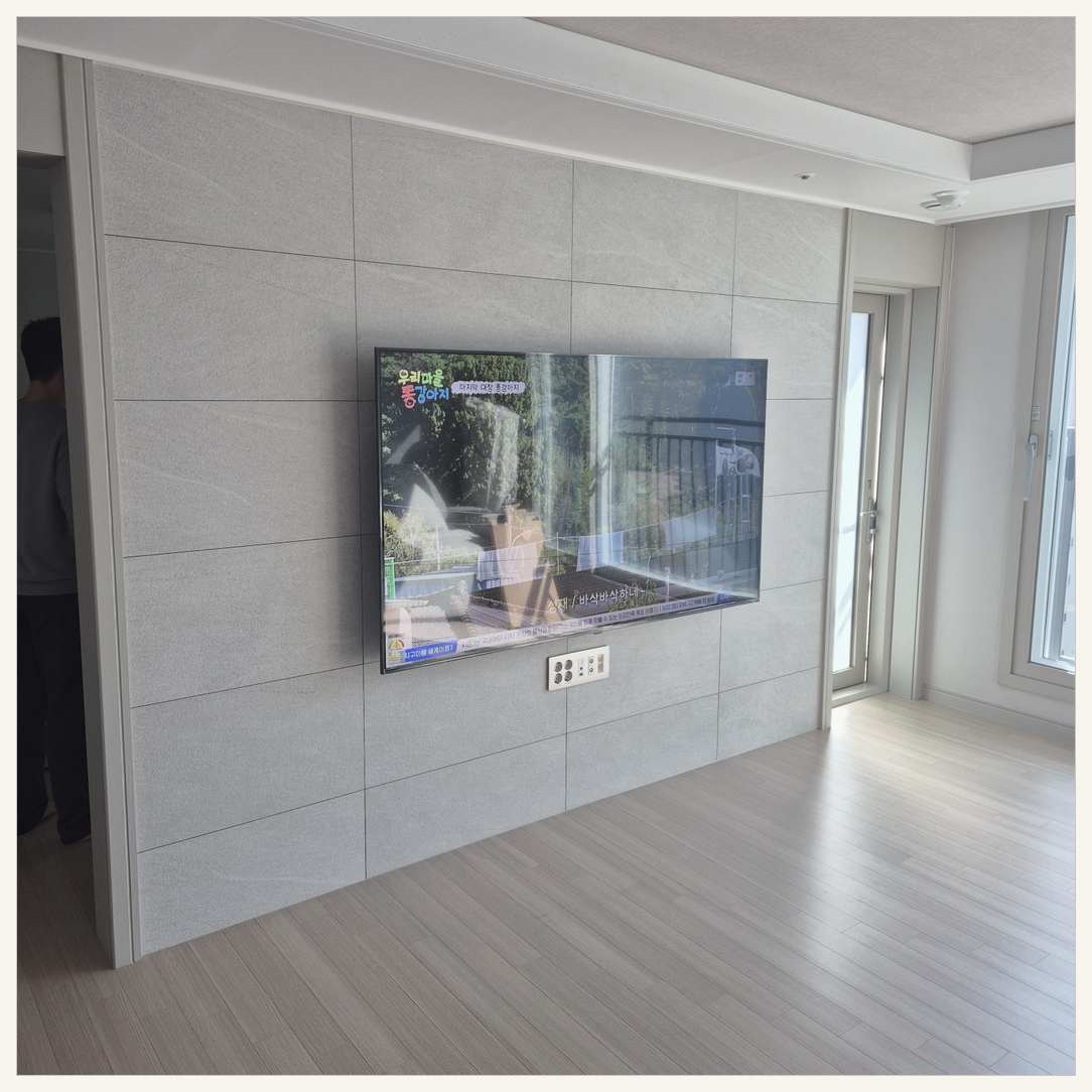 철산·소하·고촌 벽걸이TV 설치 현장 확인